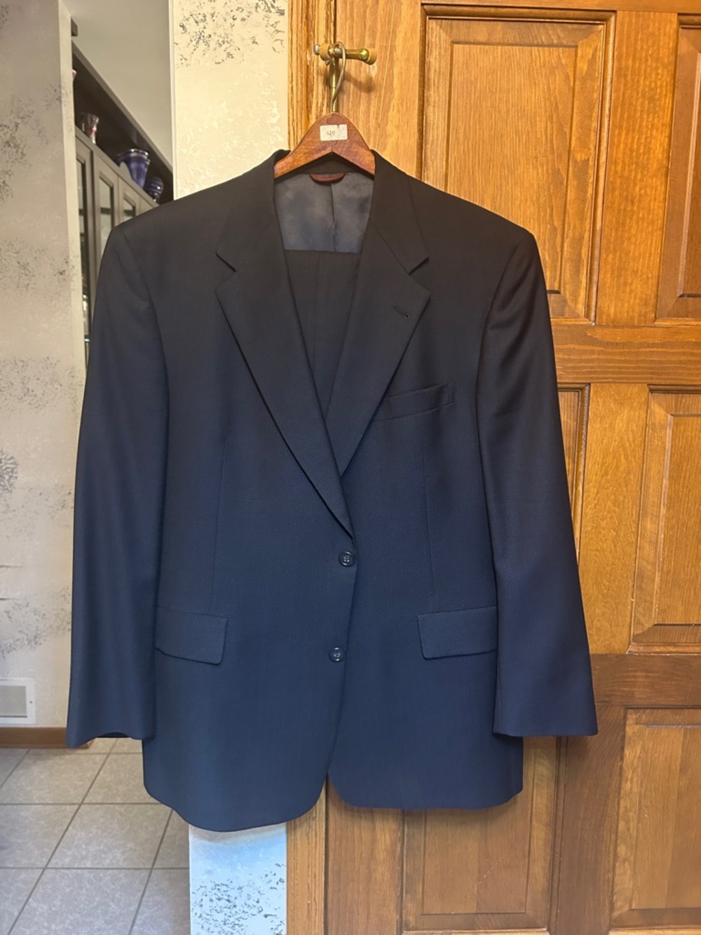 Hart Schaffner Marx Men’s Wool Suit